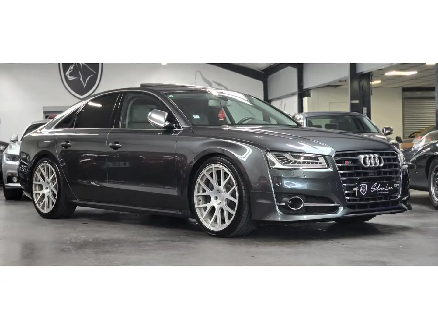 Audi A8 QUATTRO SPORT 4.0 V8 TFSI 520 TIPTRONIC PHASE 2 / SUPER ETAT GENERAL Grau - 2