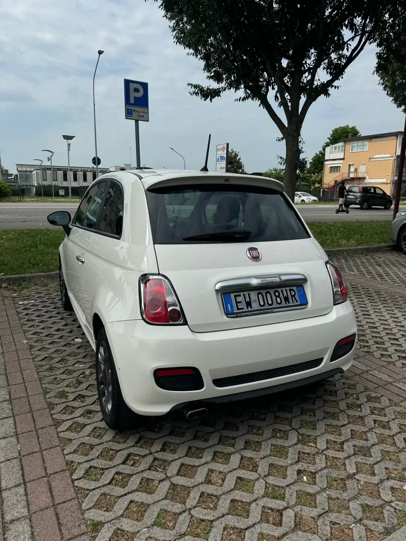 Fiat 500 1.2 S 69cv interni rossi Bianco - 2