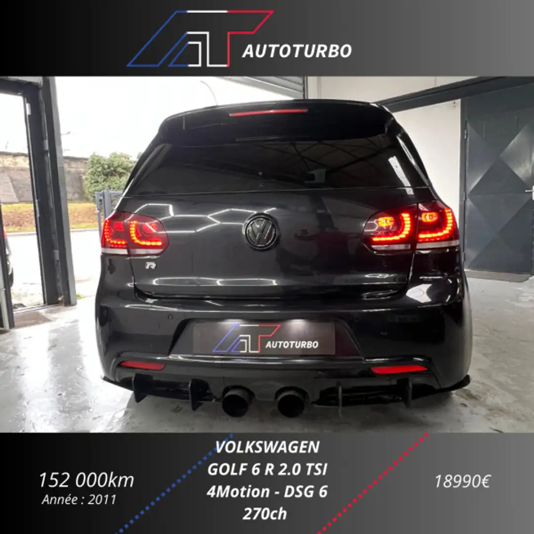 Volkswagen Golf 2.0 TSI 270CH R 4MOTION DSG6 3P Grün - 2