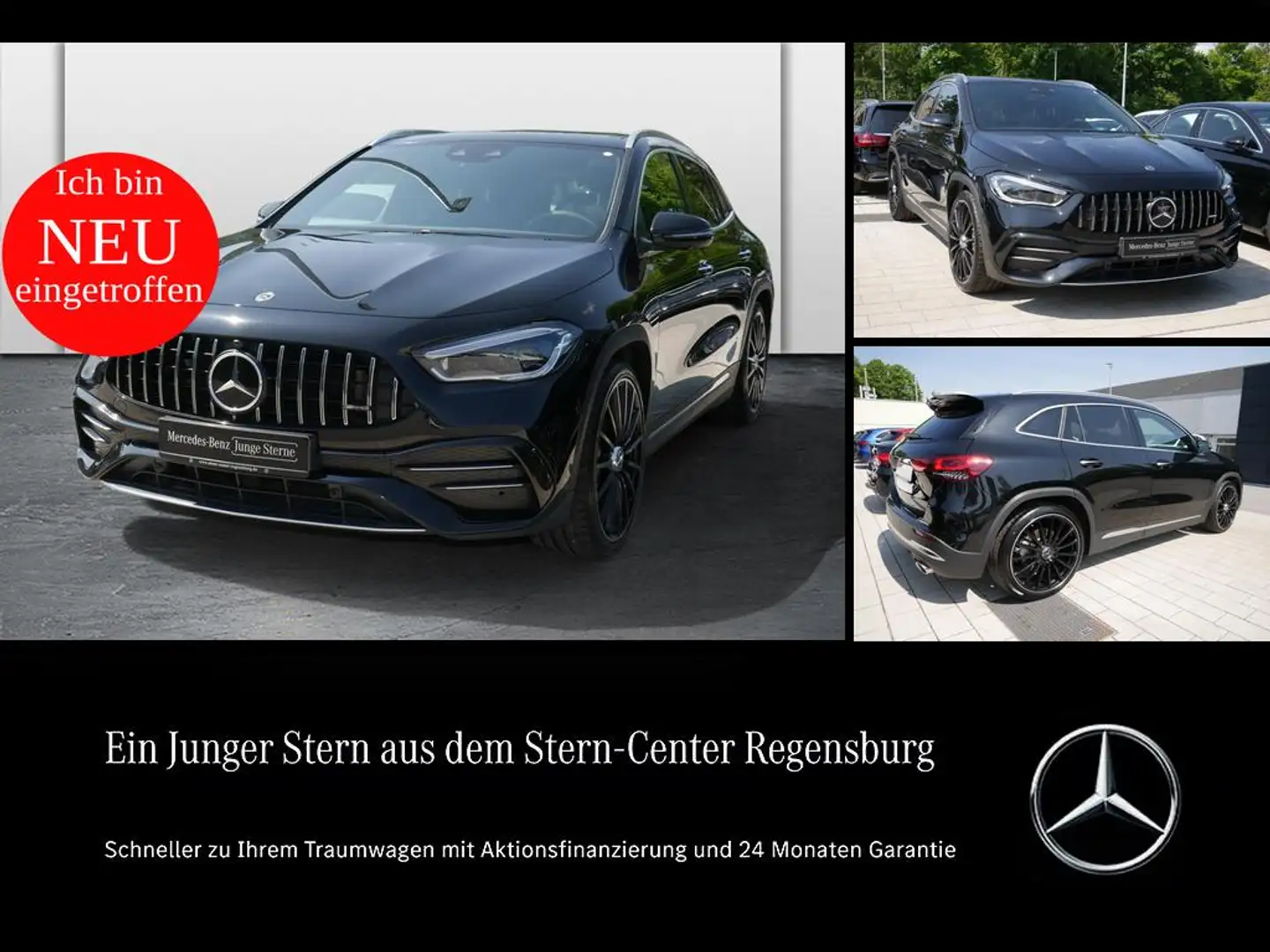 Mercedes-Benz GLA 35 AMG 4M+DISTRONIC+PANO+360°+AHK+MULTIBEAM+ Schwarz - 1
