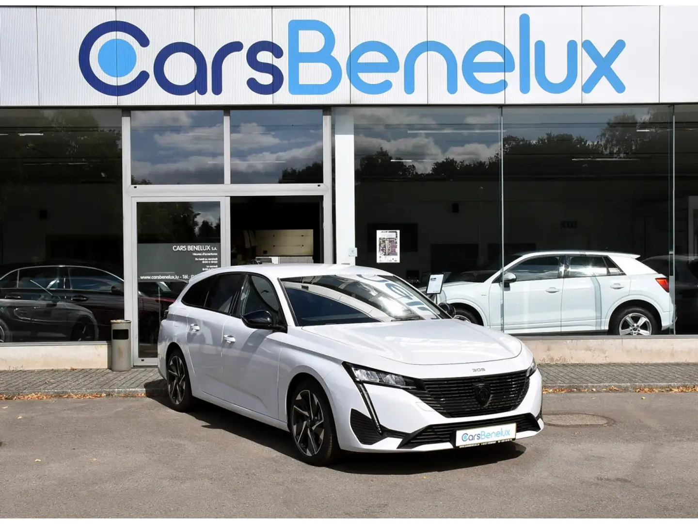 Peugeot 308 SW 1.6 PHEV Hybrid EAT8 Allure CAM360 GPS LANE 1° Blanc - 1