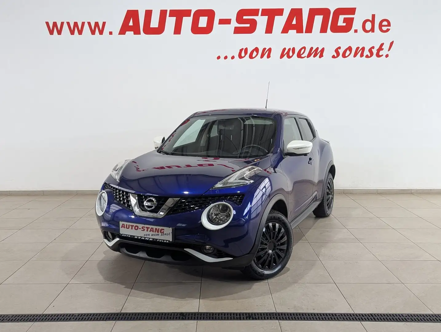 Nissan Juke Acenta*TOTWINKEL+SPURHALTE+360°KAMERA+NAVI* Blau - 1