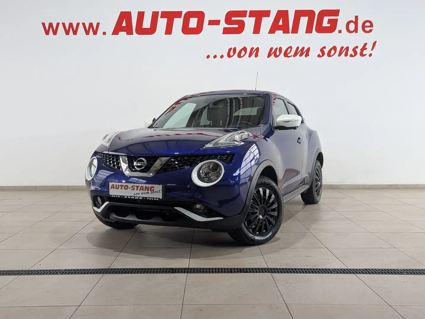 Nissan Juke Acenta*TOTWINKEL+SPURHALTE+360°KAMERA+NAVI* Blau - 2