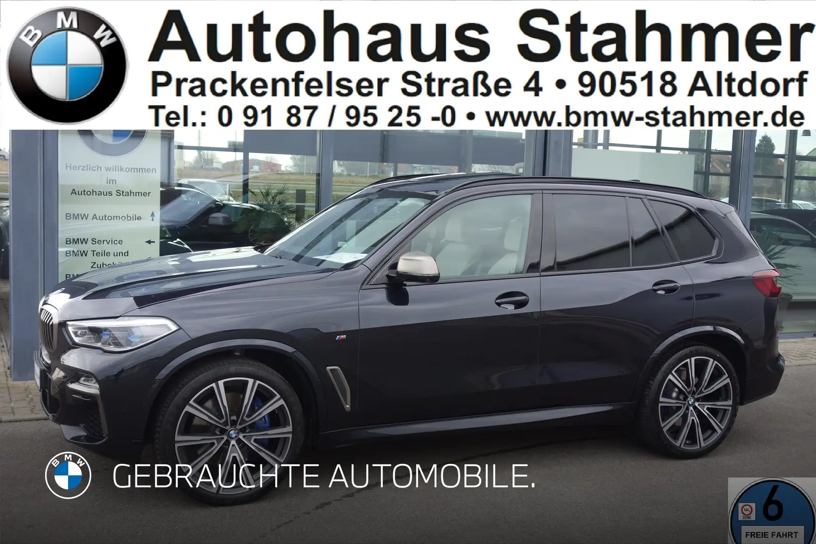 BMW X5 M 50d B&W Surround Head-Up DAB Aktivlenkung Schwarz - 1