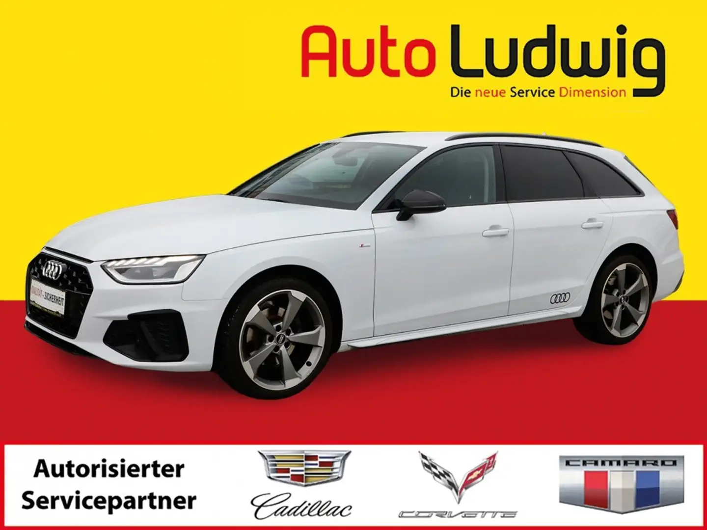 Audi A4 Avant 35 TDI S-Tronic*S-Line*VIRTUAL COCKPIT*NA... Blanc - 1