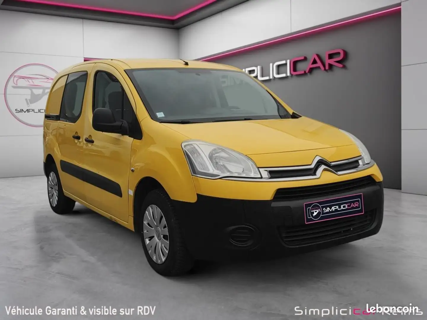 Citroen Berlingo FOURGON L1 HDi 75 ch 3 Places 625 KG Confort Garantie 12 mois Jaune - 1