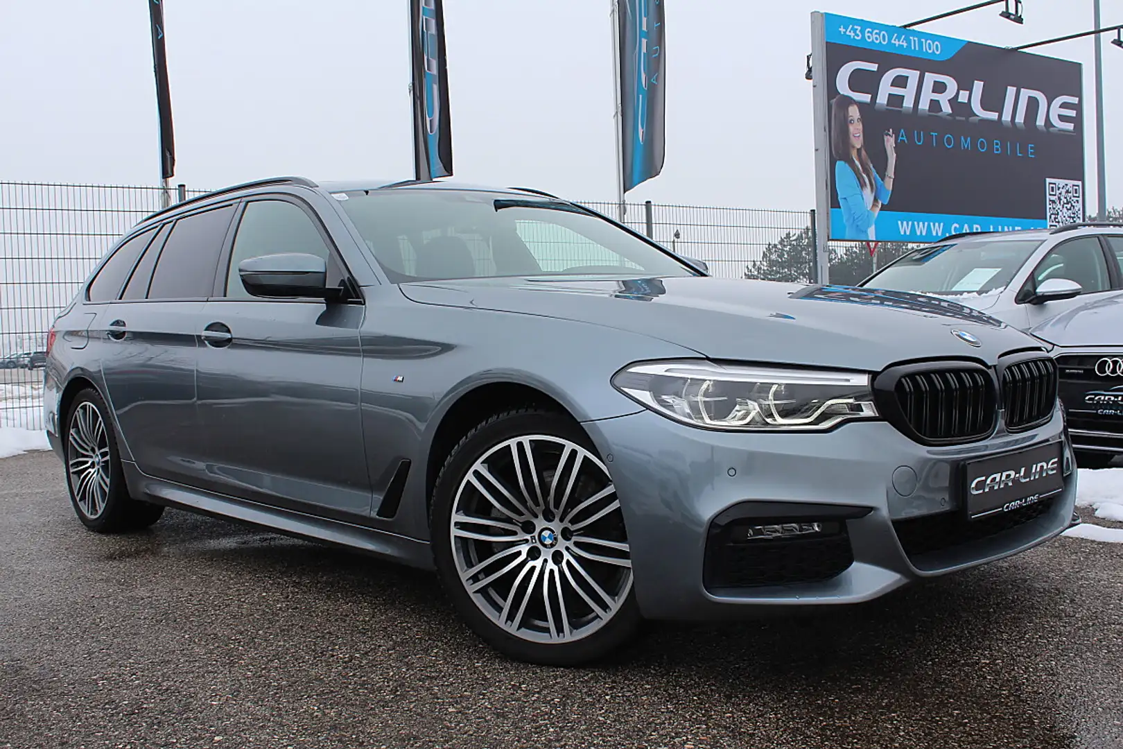 BMW 520 d 48 V Touring Aut. M-Paket, Virtuell Tacho, Pa... Grau - 1