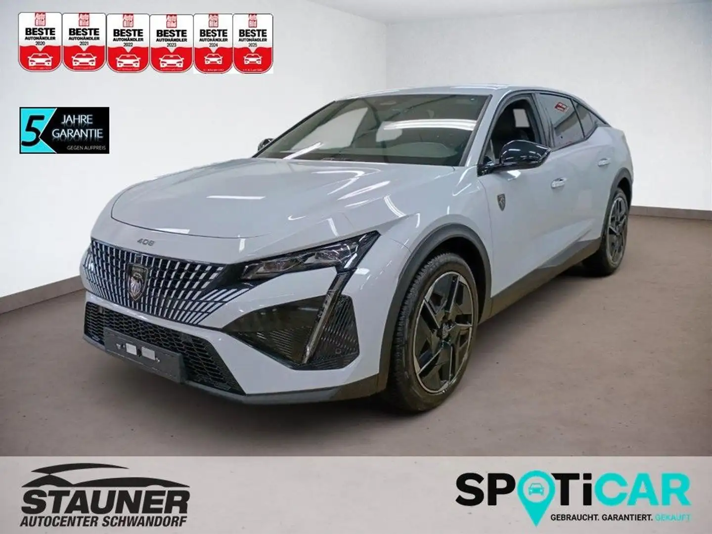 Peugeot 408 GT PureTech 130PS AT8 *LEDER*360°*NAVI* Weiß - 1