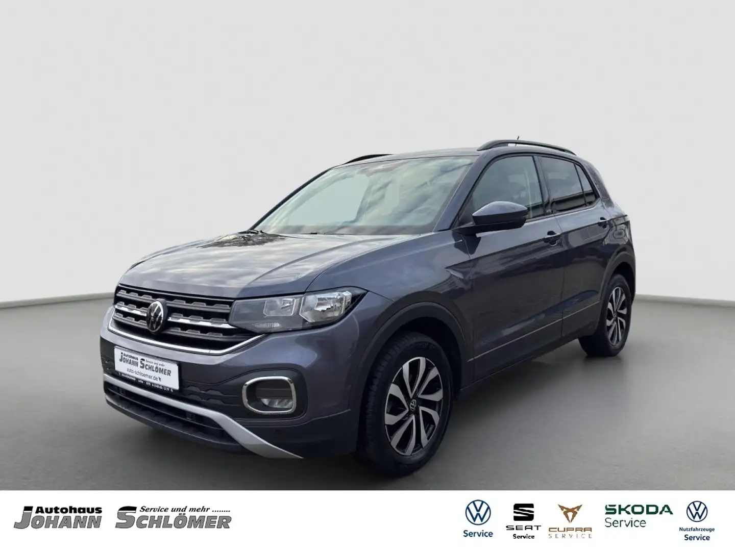 Volkswagen T-Cross 1.5 TSI DSG NAVI PDC KAMERA TEMPOMAT AHK Klima Grau - 1