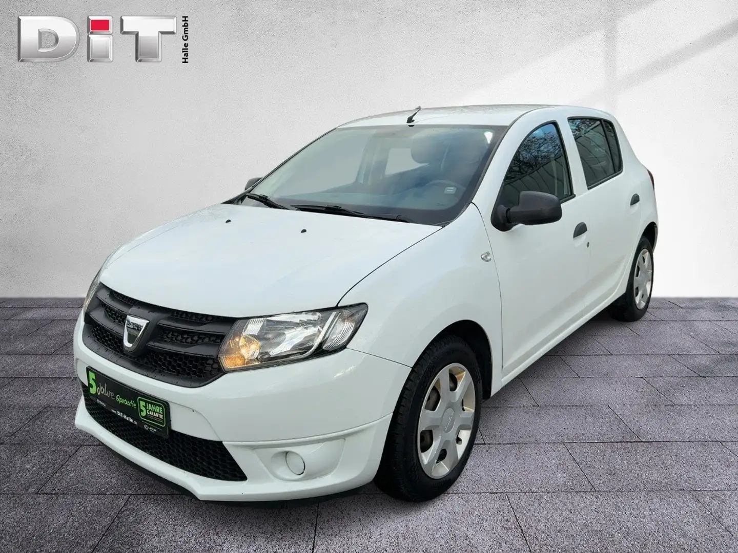 Dacia Sandero II 1.2 16V 75 Ambiance Klima Isofix ZV Wit - 1