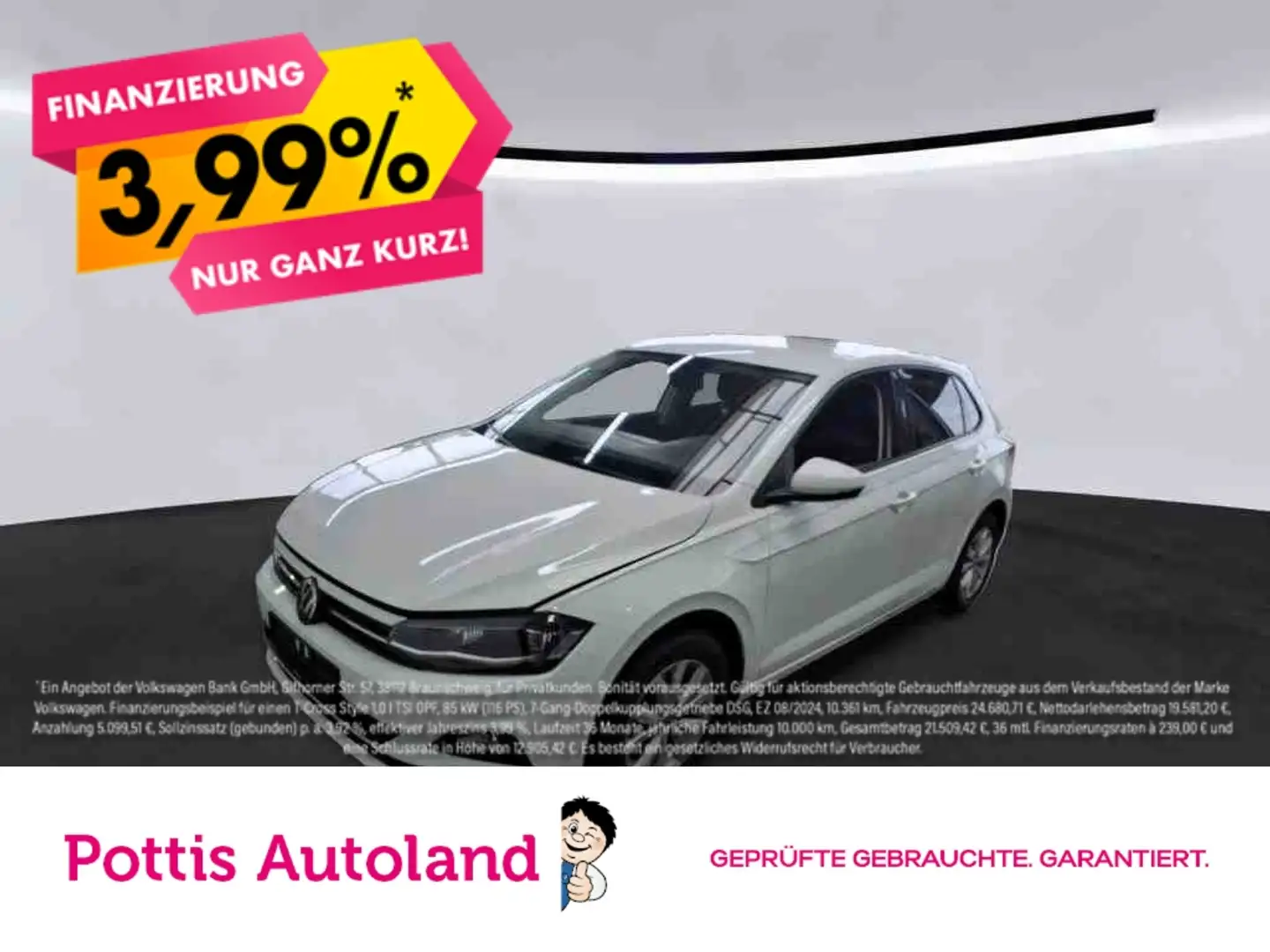 Volkswagen Polo 1.0 TSI DSG HIGHLINE NAVI PDC LED SITZHZG Weiß - 1