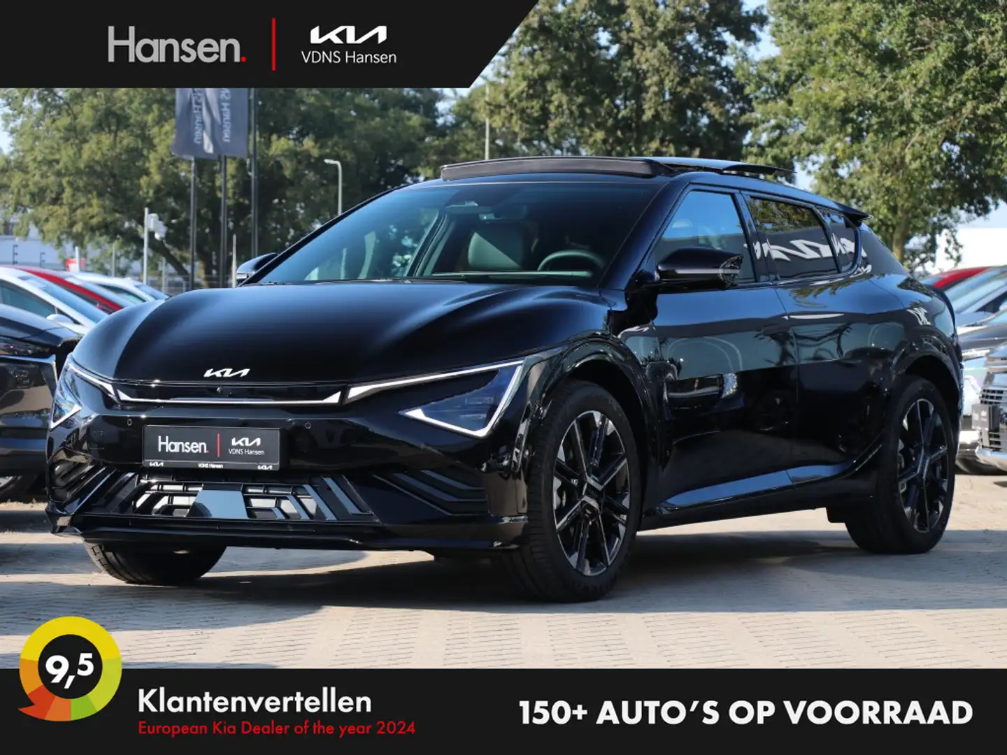 Kia EV6 GT-Line 84 kWh I Facelift I Gratis laadpaal I Leas Schwarz - 1