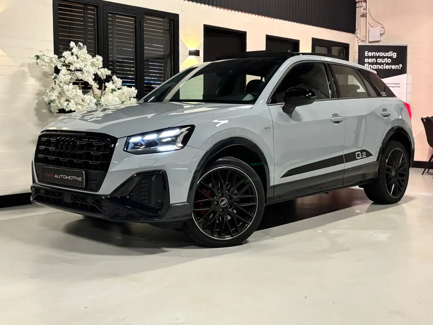 Audi Q2 35 TFSI S Line |Pano|B&O|Leder|Cam|Sfeer|ACC|Matri Grijs - 1