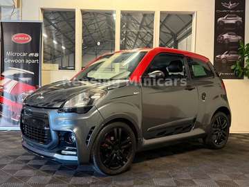 JS50L Sport Klima Grey on Red Mopedauto Microcar