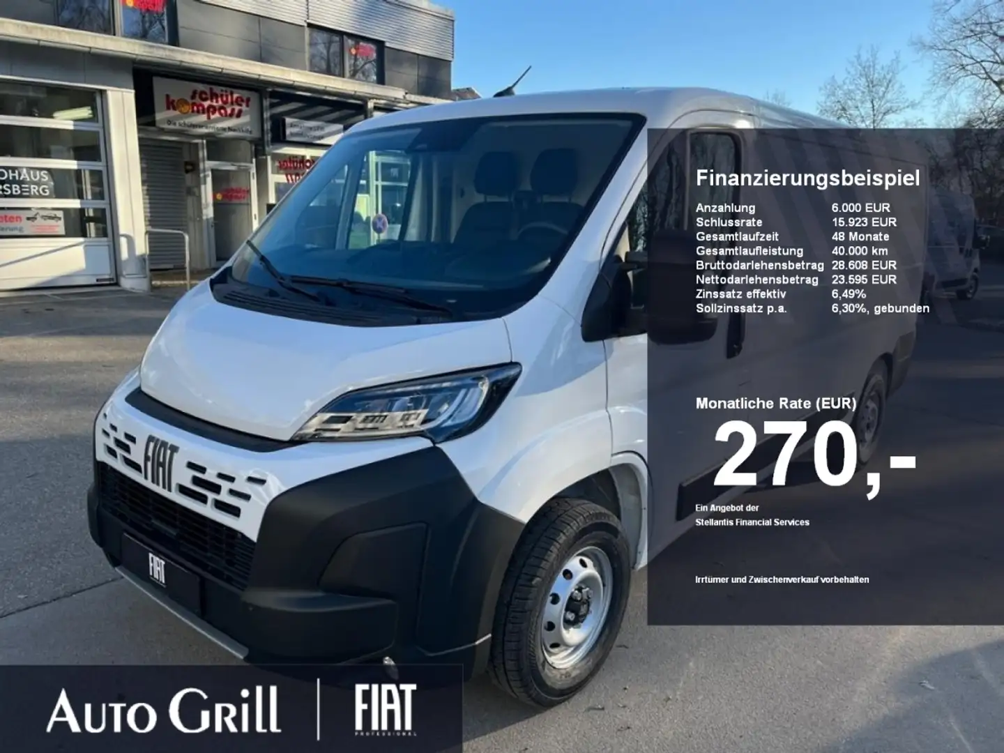 Fiat Ducato 33 L2H1 AHK RüKa LED Allwetter White - 1