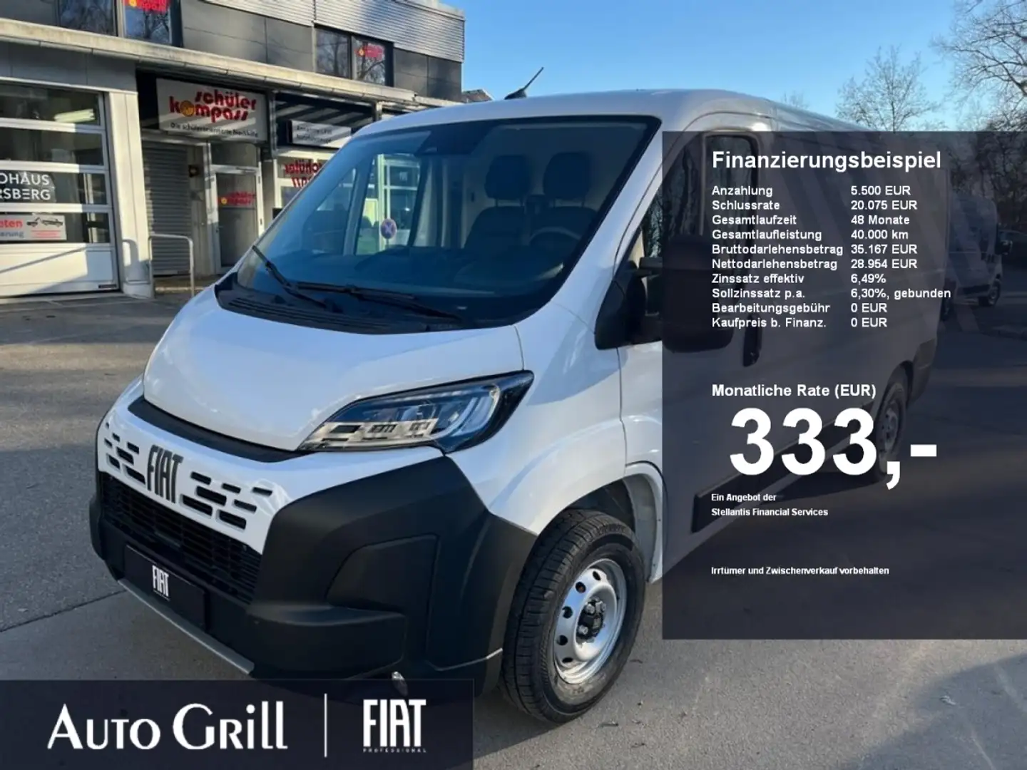 Fiat Ducato 33 L2H1 AHK RüKa LED Allwetter Blanco - 1