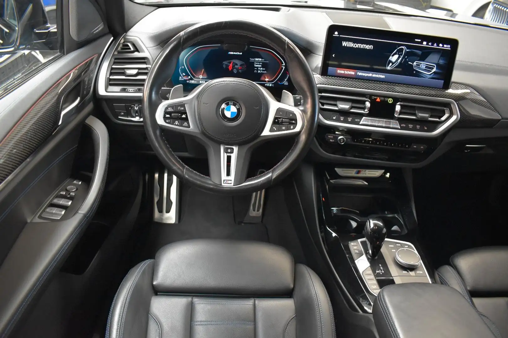 BMW X3 M d*HEAD-UP*DISPLAY KEY*H&K*LEDER*PANO*SHZ* Noir - 2