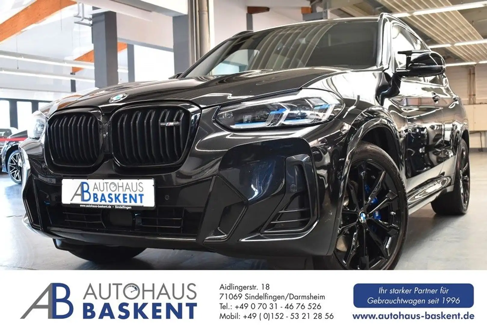BMW X3 M d*HEAD-UP*DISPLAY KEY*H&K*LEDER*PANO*SHZ* Noir - 1