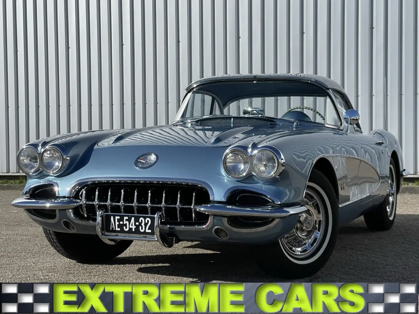 Chevrolet Corvette C1 Hardtop Cabrio Azul - 1