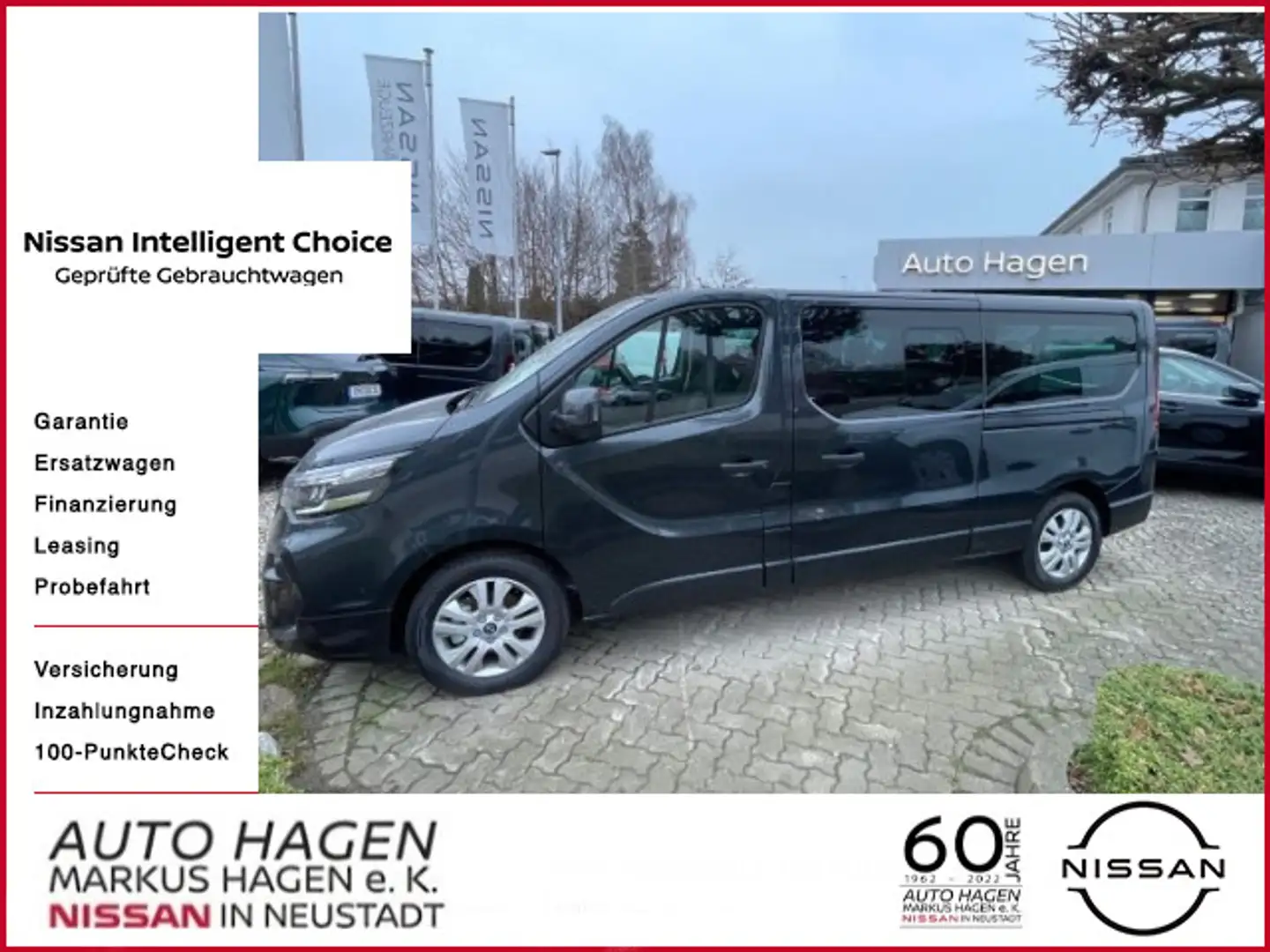Nissan Primastar Kombi L2H1  3,0t Tekna Grau - 1