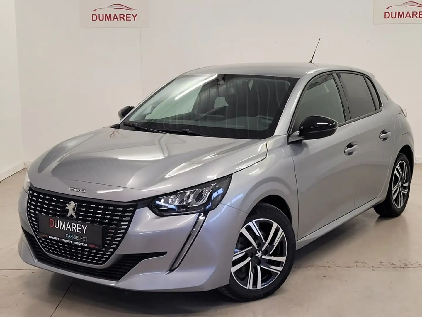 Peugeot 208 12 benzine  Allure Pack 100pk Gris - 1