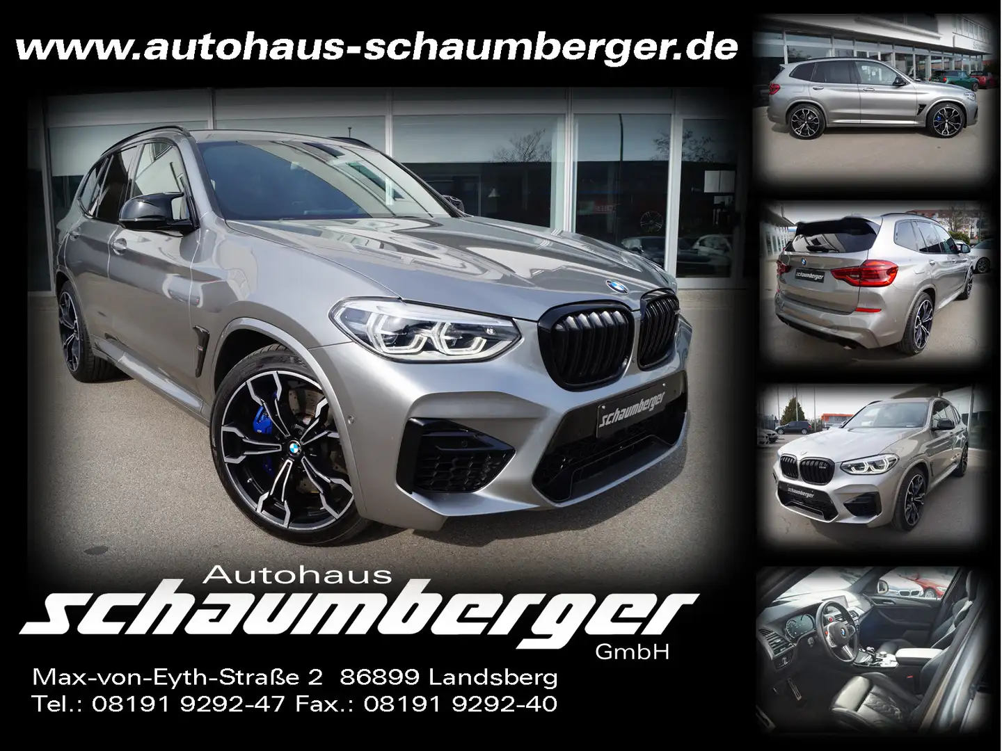 BMW X3 M Aut. Competition * Navi * HUD * LED * V-Max Grau - 1