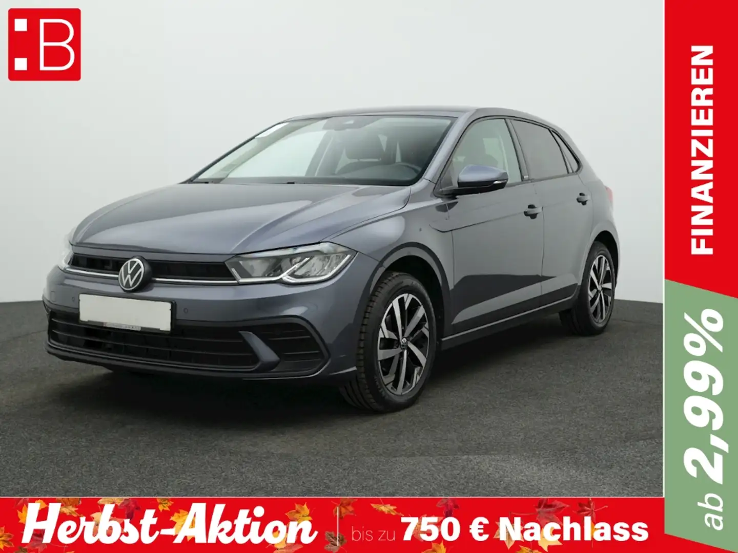 Volkswagen Polo 1.0 TSI DSG Move IQ.DRIVE ALU16 NAVI ACC Grau - 1