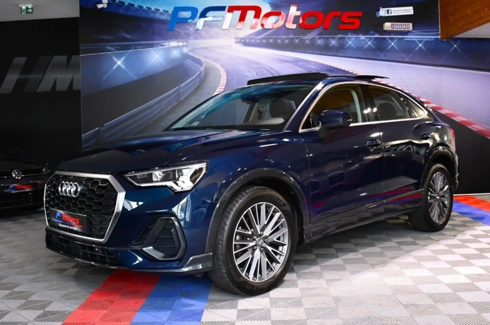 Audi Q3 Design Luxe 35 TDI 150 Quattro S-Tronic GPS ACC At Bleu - 1