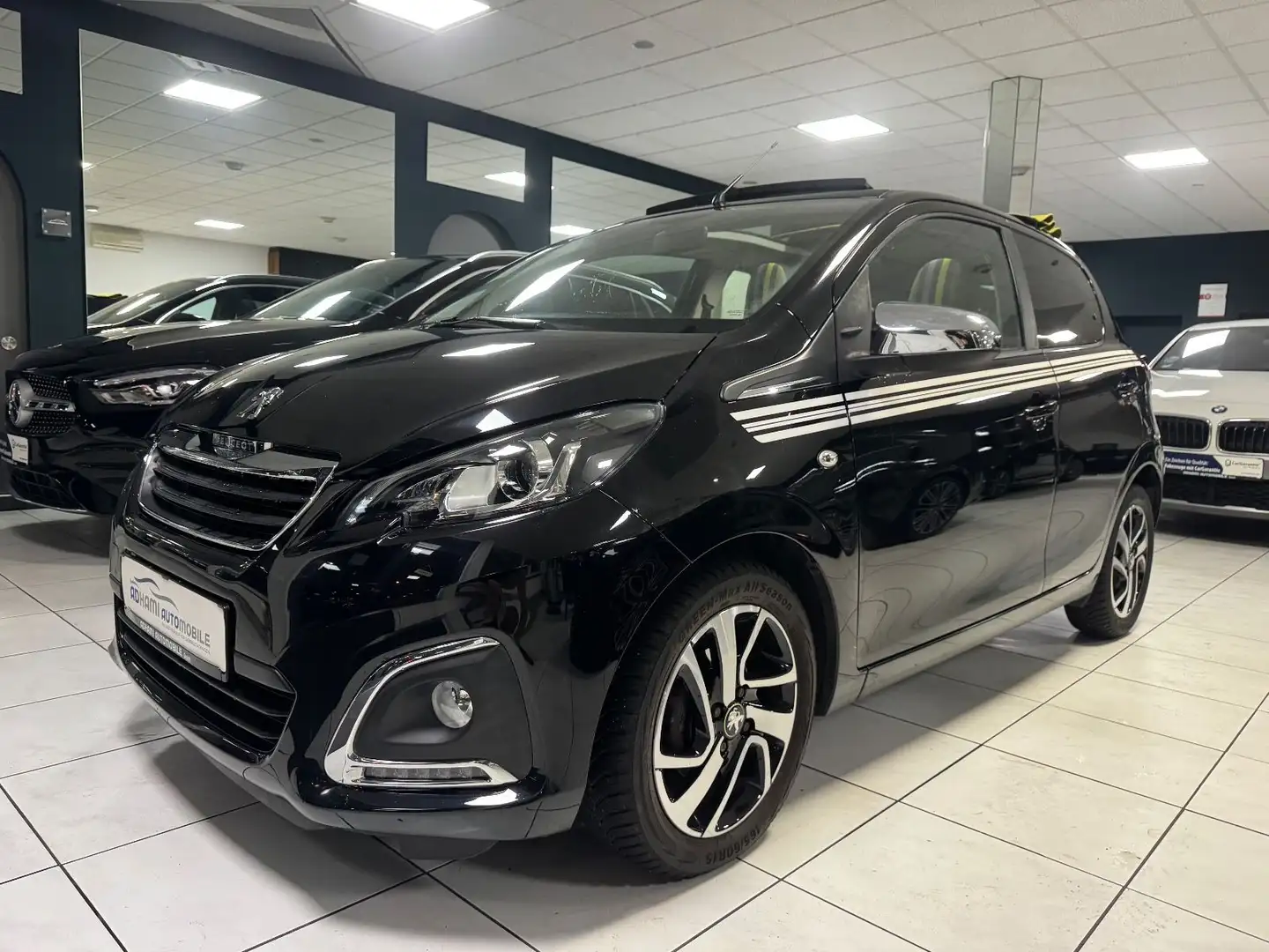 Peugeot 108 TOP Collection/FALTDACH/KLIMAAUTOMATIK/SHZ! Schwarz - 1