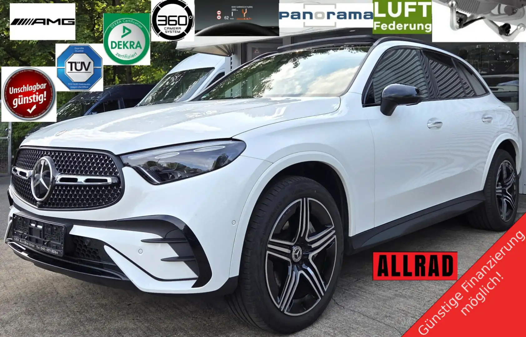 Mercedes-Benz GLC 400 e AMG-Premium.PanSD.360.Cam.AHK.P20.HuD. Weiß - 1