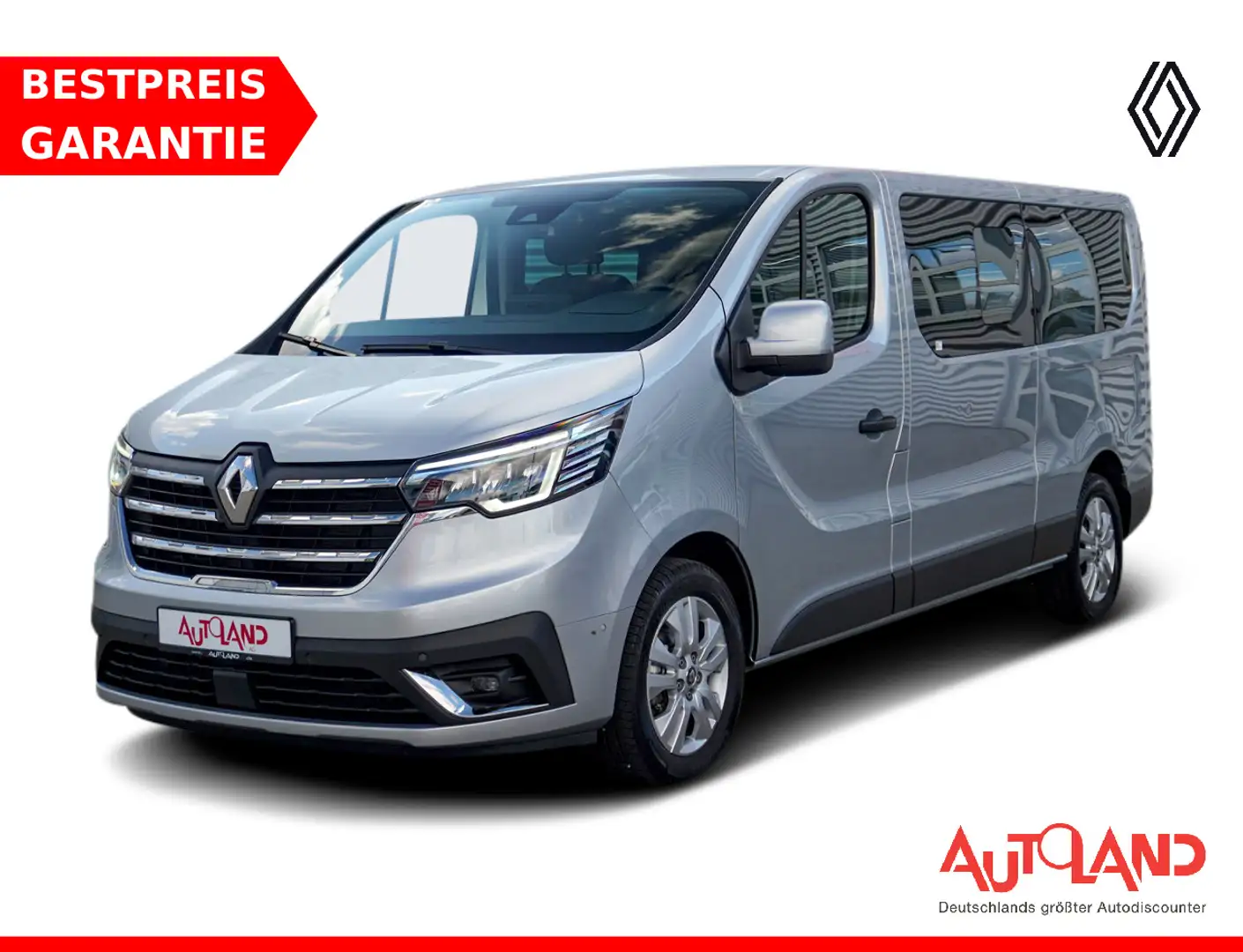 Renault Trafic Combi 2.0 L2H1 LED Navi Totwinkel Kamera Silber - 1
