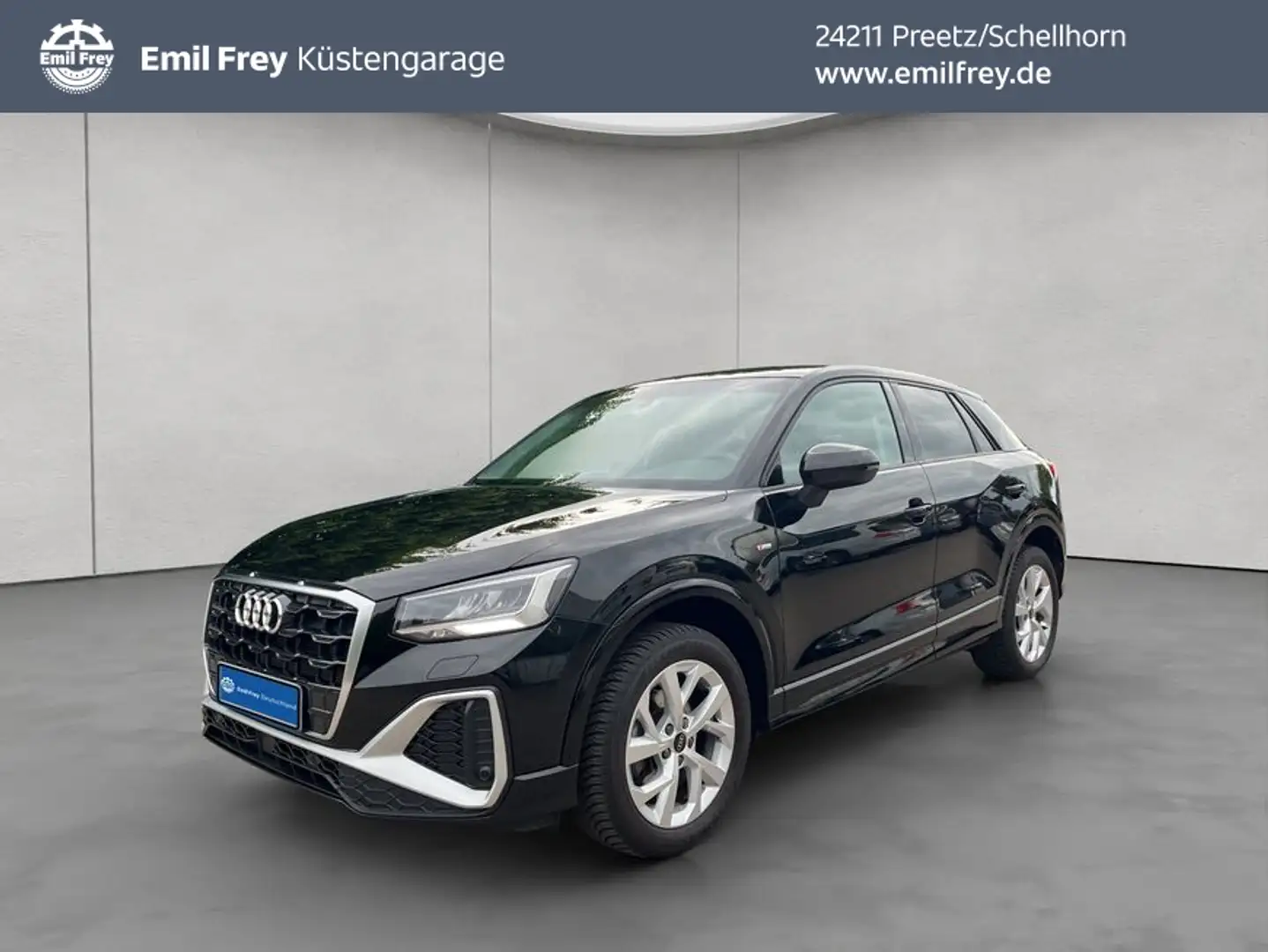Audi Q2 S line S Tronic 35TFSI RFK NAVI GJR LED SHZ Noir - 1