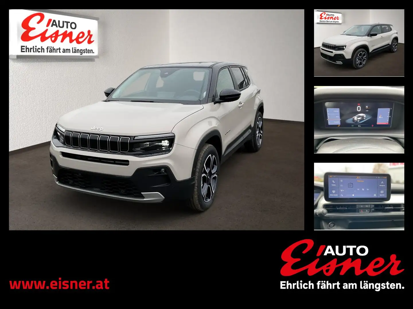 Jeep Avenger 1.2 E-HYBRID ALTITUDE Schwarz - 1