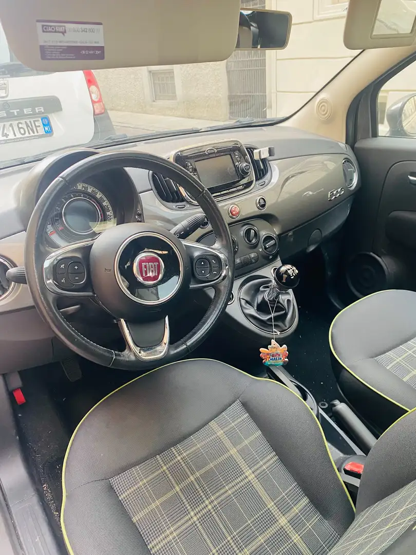 Fiat 500 fiat 500 1.2 lounge Grigio - 2