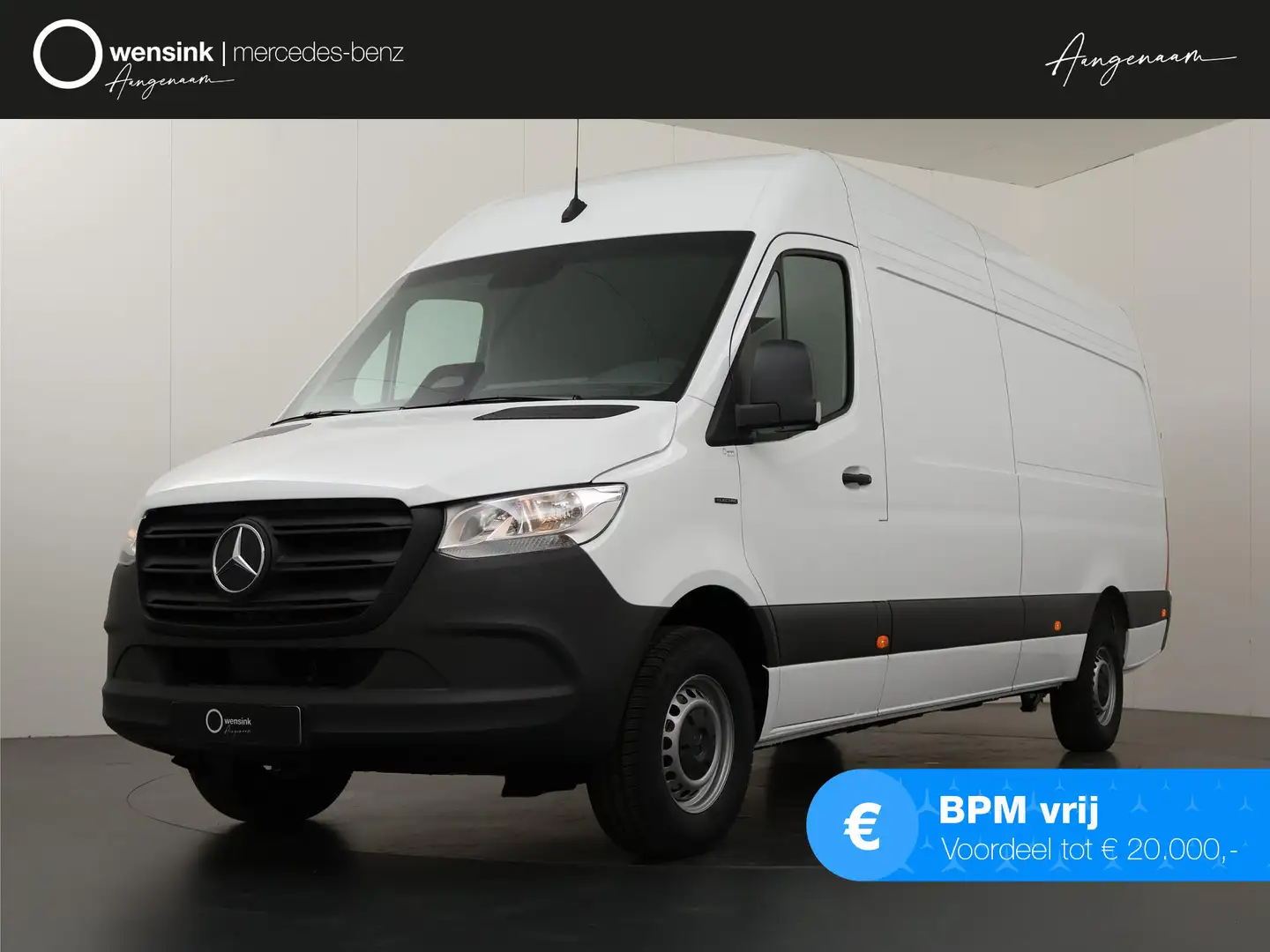 Mercedes-Benz 320 eSprinter L3 Pro 56kWh | Stoelverwarming | 3-zits Bílá - 1