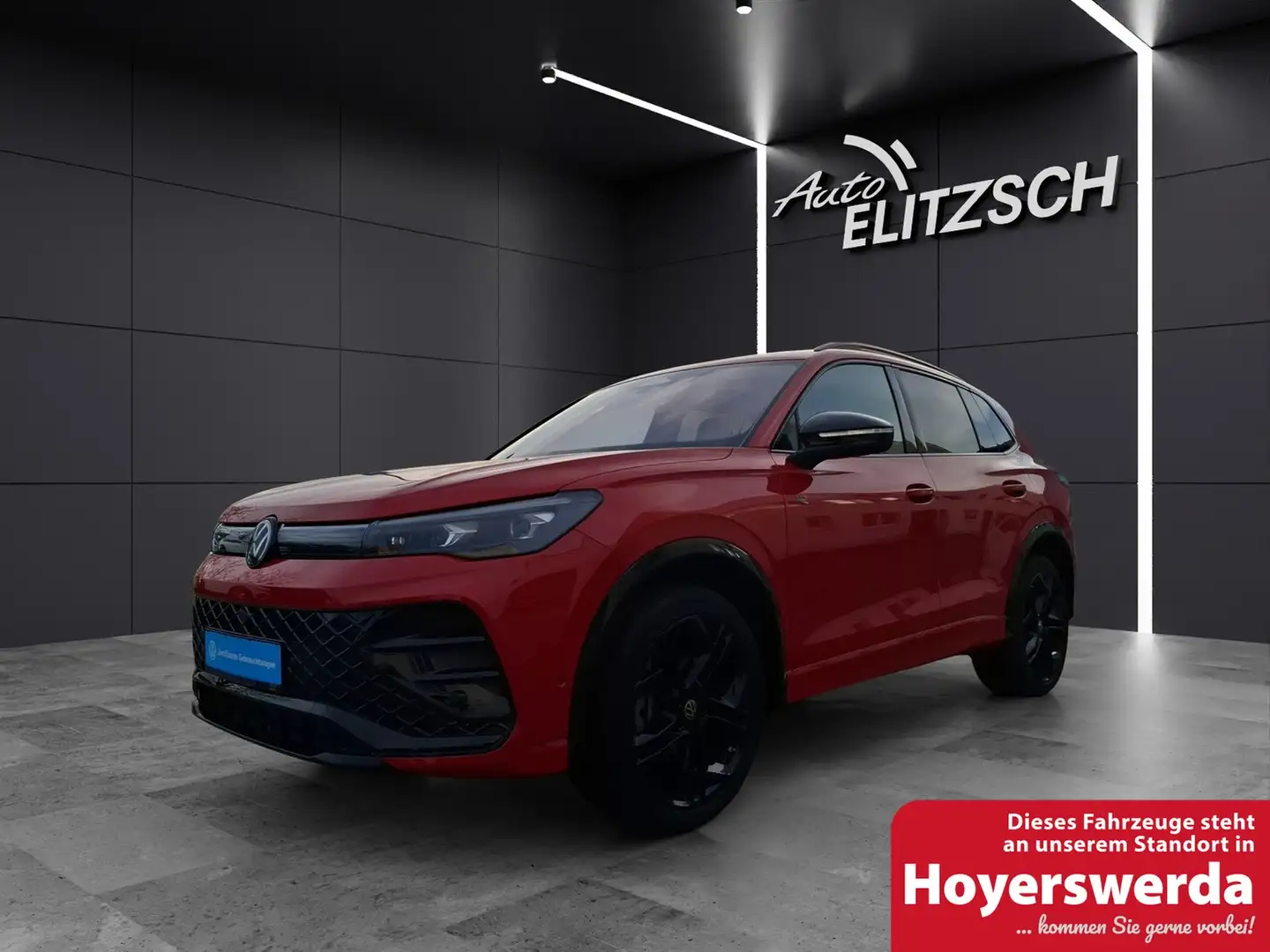 Volkswagen Tiguan TDI R-Line DSG 4M Standhzg Matrix AHK Navi AID ... Rot - 1