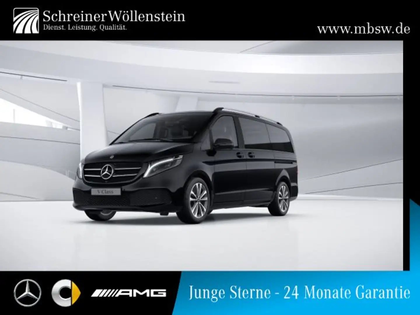 Mercedes-Benz V 300 d Lang *AVANTGARDE*LED High*DISTR*KAMERA* Black - 1