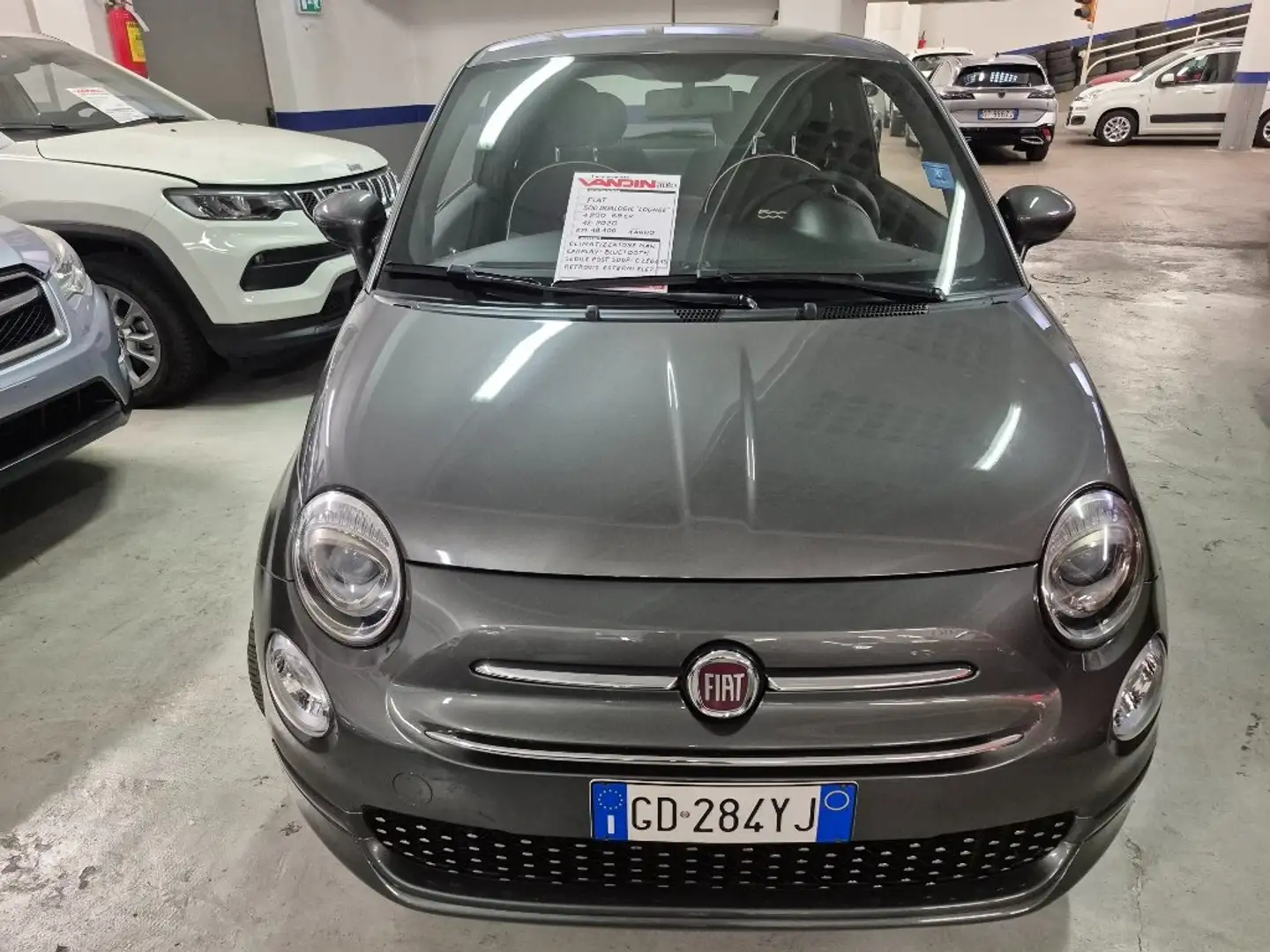 Fiat 500 1.2 Lounge 69cv DUAL-LOGIC (CAMBIO AUT.) 18.000KM! Grigio - 2