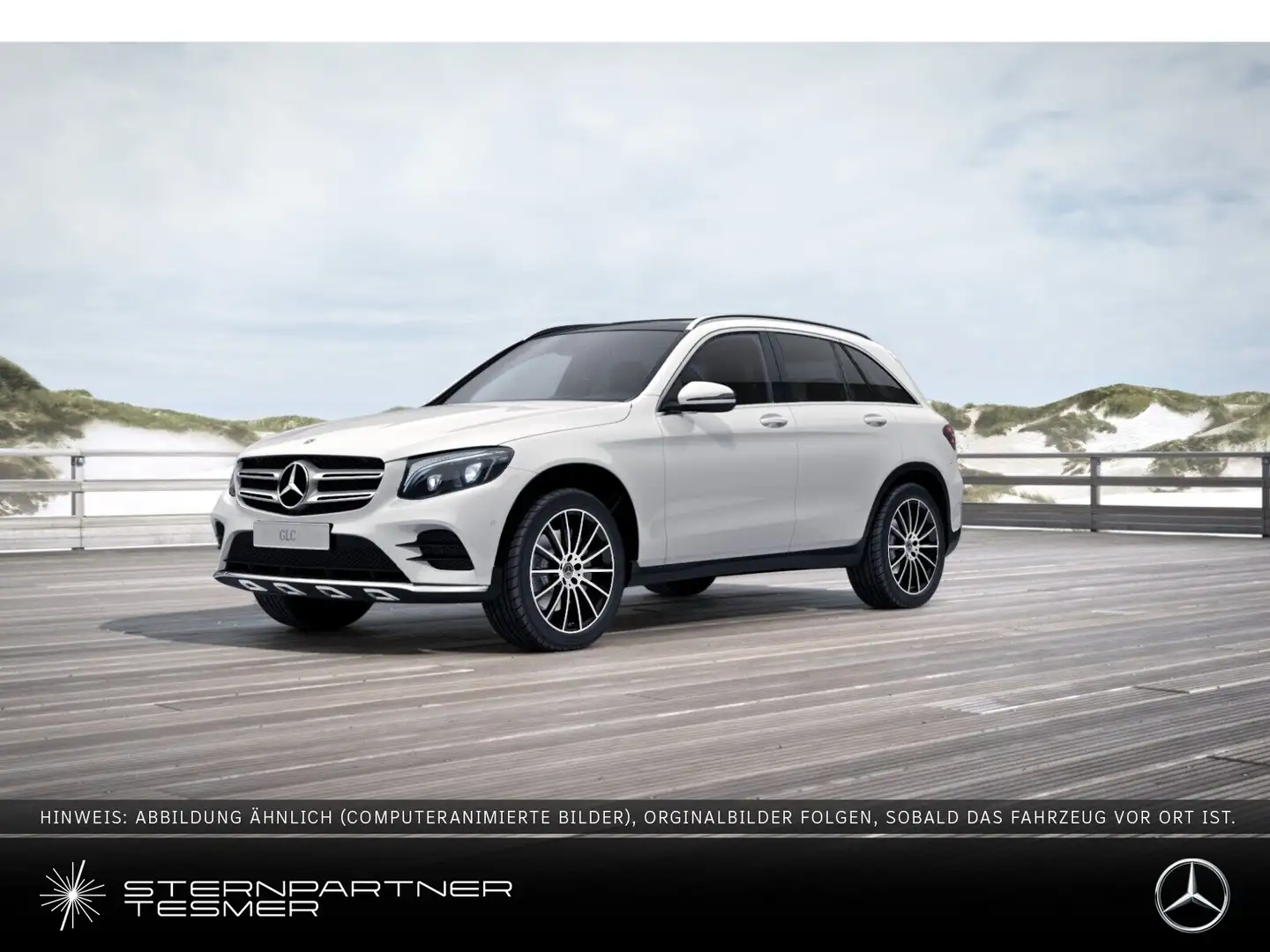 Mercedes-Benz GLC 220 d 4M +AMG+StHz+PANO+KAMERA+AHK+COMAND Weiß - 1