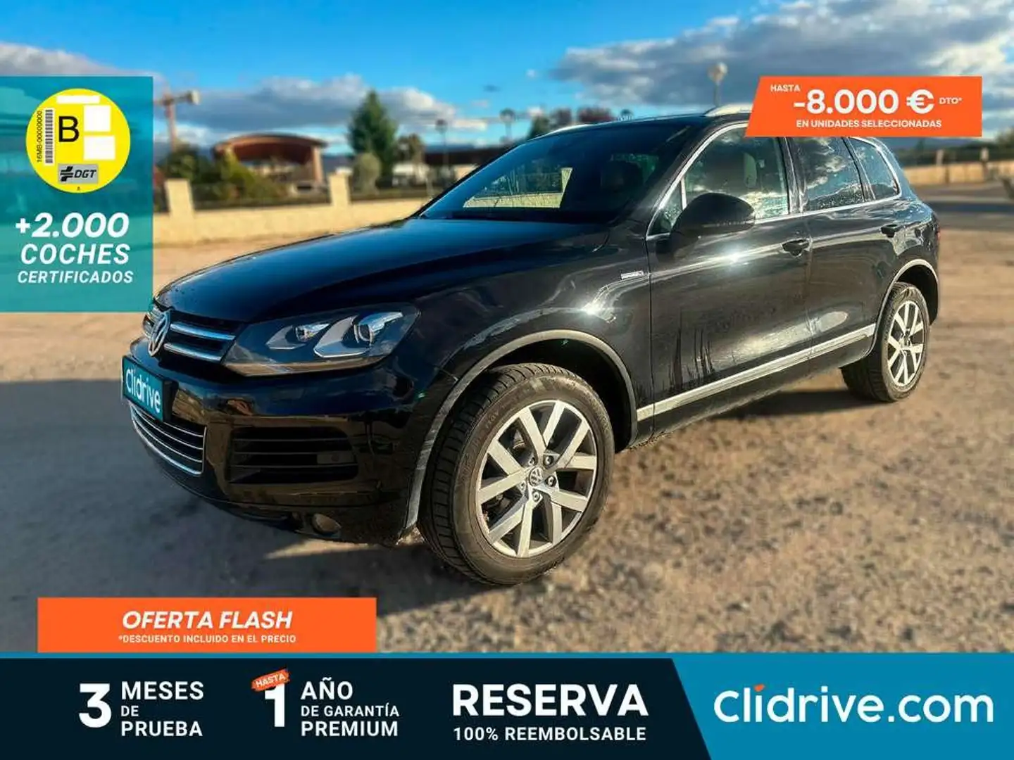 Volkswagen Touareg 3.0TDI V6 BMT Premium 193kW Tiptronic Negro - 1