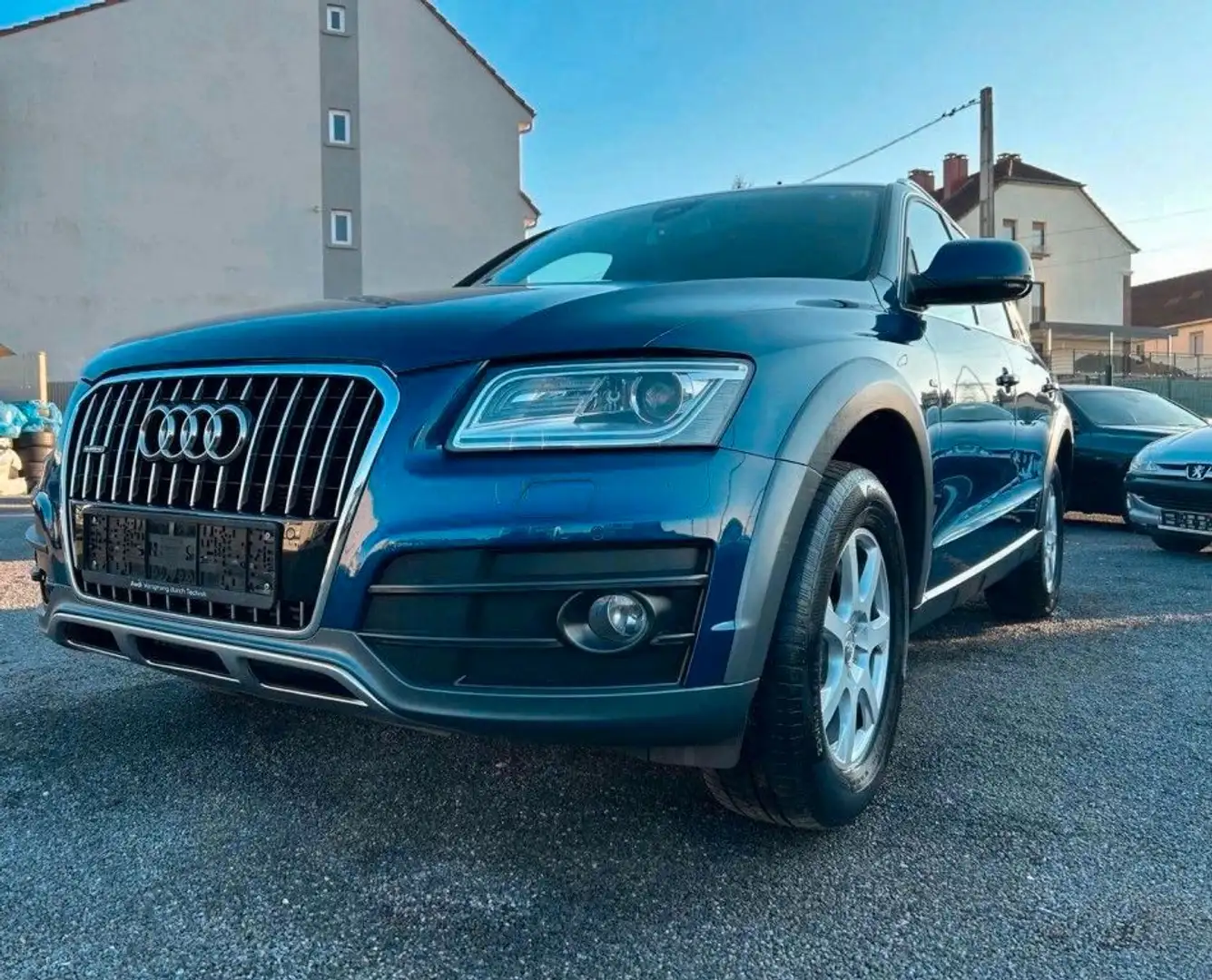 Audi Q5 2.0 TDI  QUATTRO S-LINE STANDHZ + ACC + PANO Blau - 1