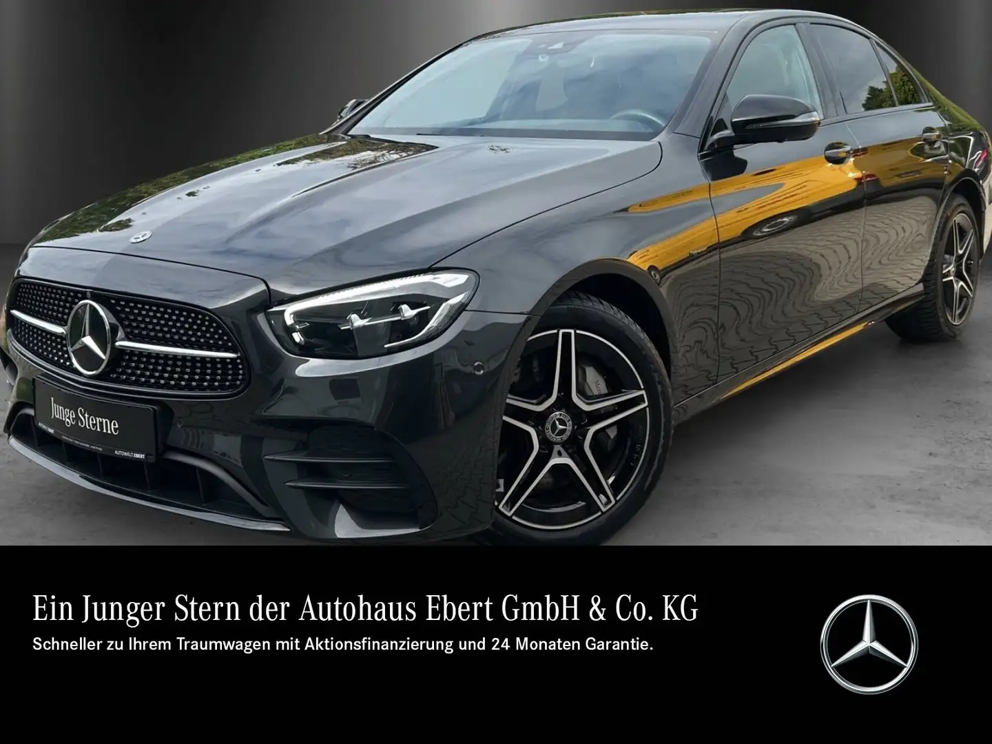 Mercedes-Benz E 300 E300de AMG Busines GSD Night 360°LED HighEndMBUX Szary - 1
