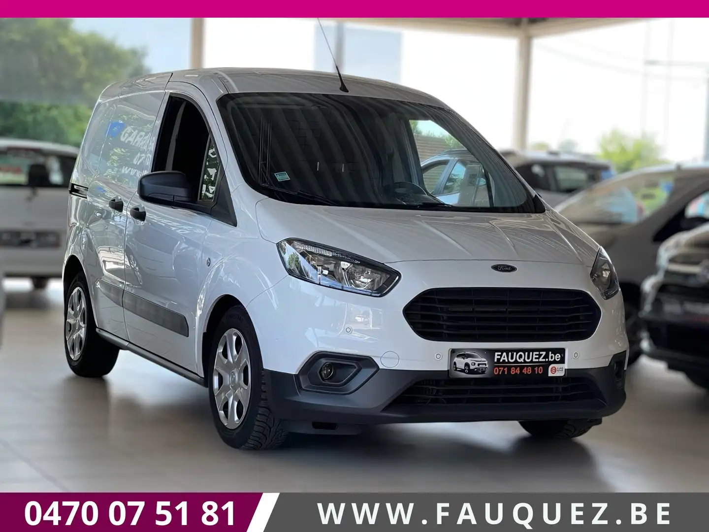 Ford Transit Courier 1.0 EcoBoost • A/C - Bluetooth - Sensors ✅ Blanc - 1