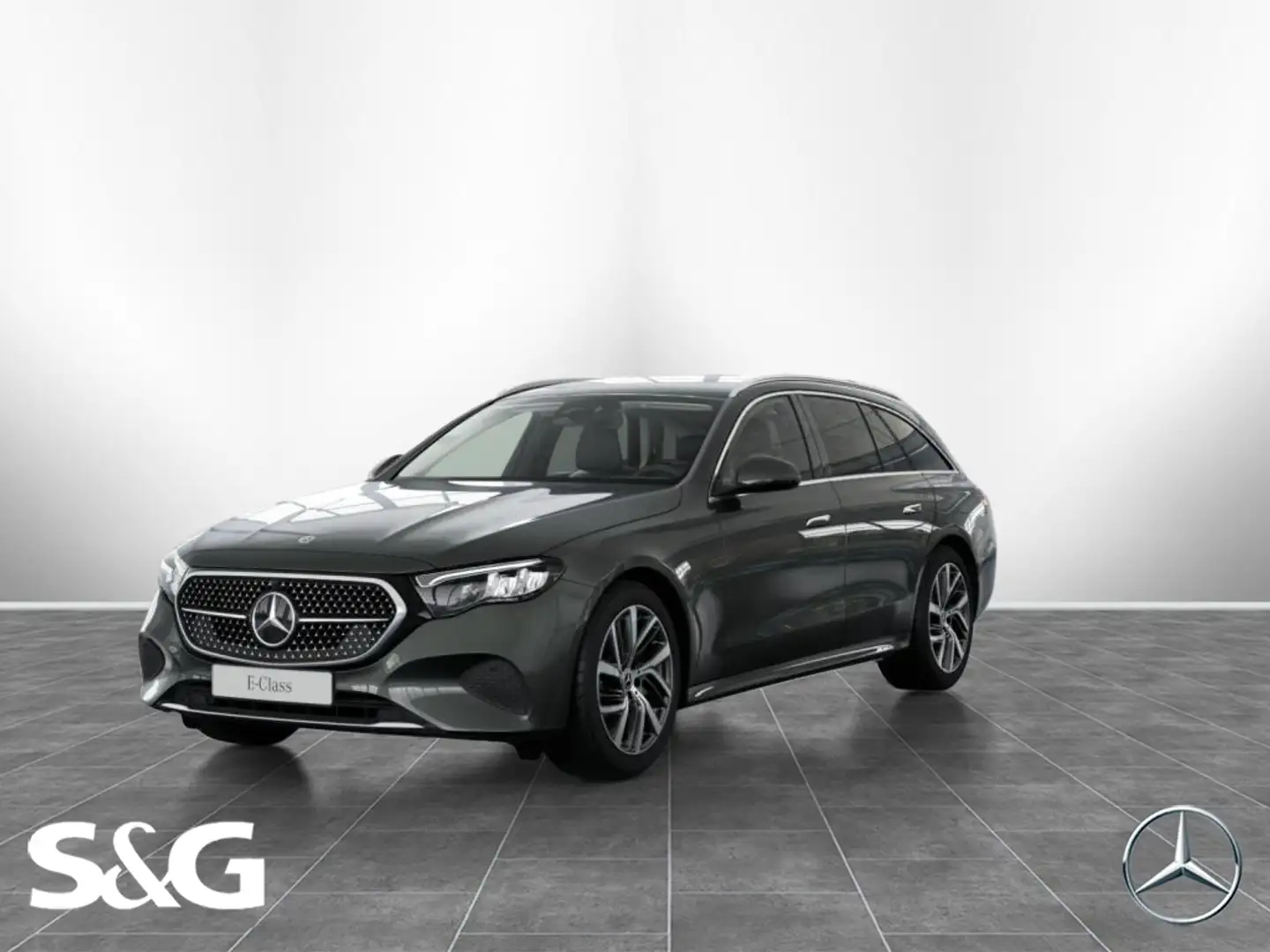 Mercedes-Benz E 300 de T AHK+19 ZOLL+DISTRONIC+SIDEBAGS FOND Grau - 1