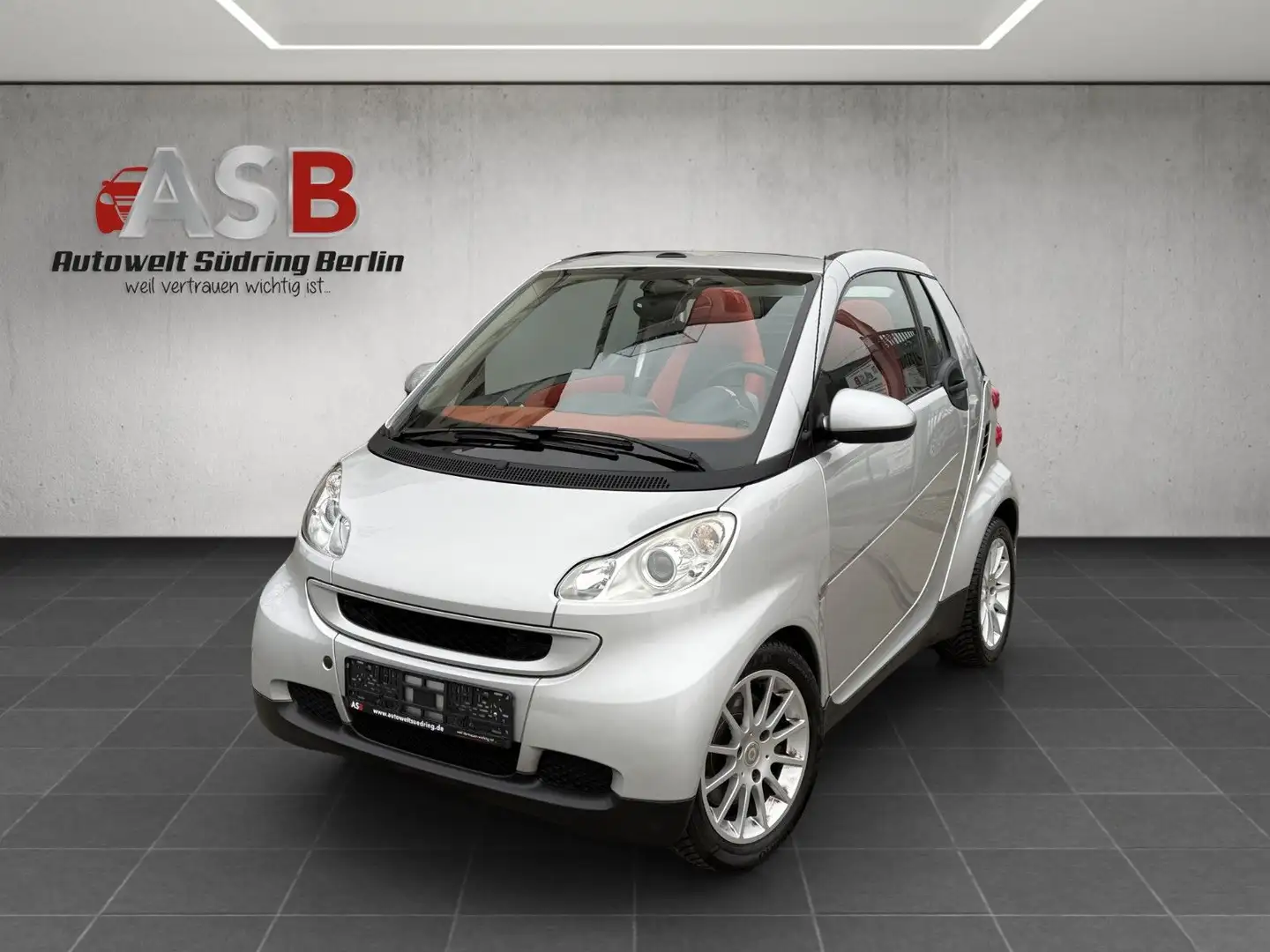 smart forTwo cabrio passion Klima*Automatik*Servolenk. Silber - 1