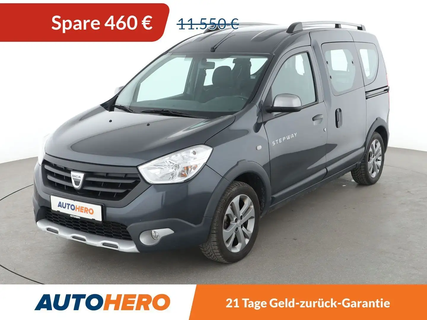 Dacia Dokker 1.2 TCe Stepway*NAVI*PDC*SHZ*AHK*KLIMA*TEMPO* Schwarz - 1