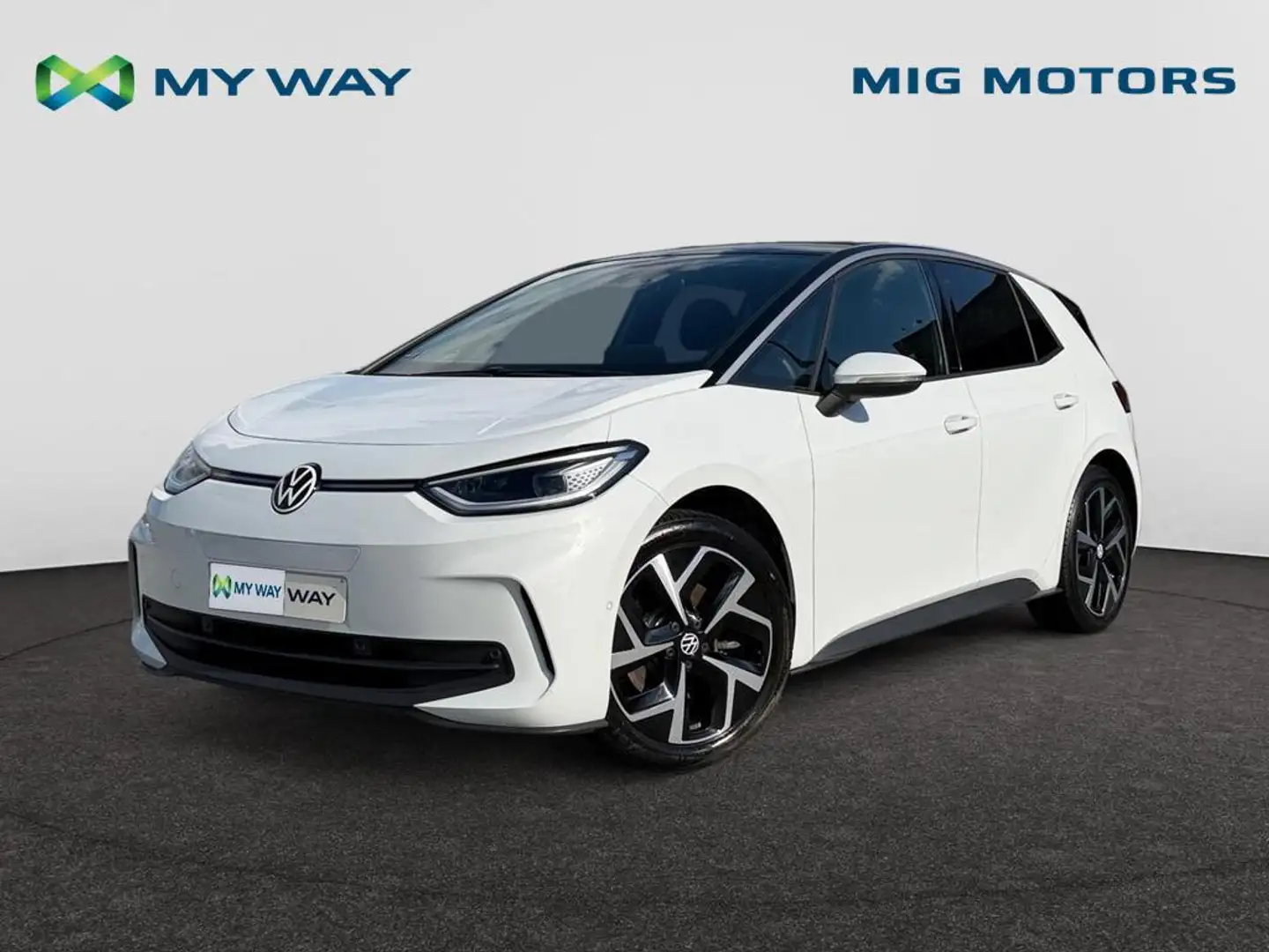 Volkswagen ID.3 Pro Performance Business 58 kWh  150 kW (204 pk) /// achteruitrijcamera /// zetel- en stuurverwarming vooraan Wit - 1