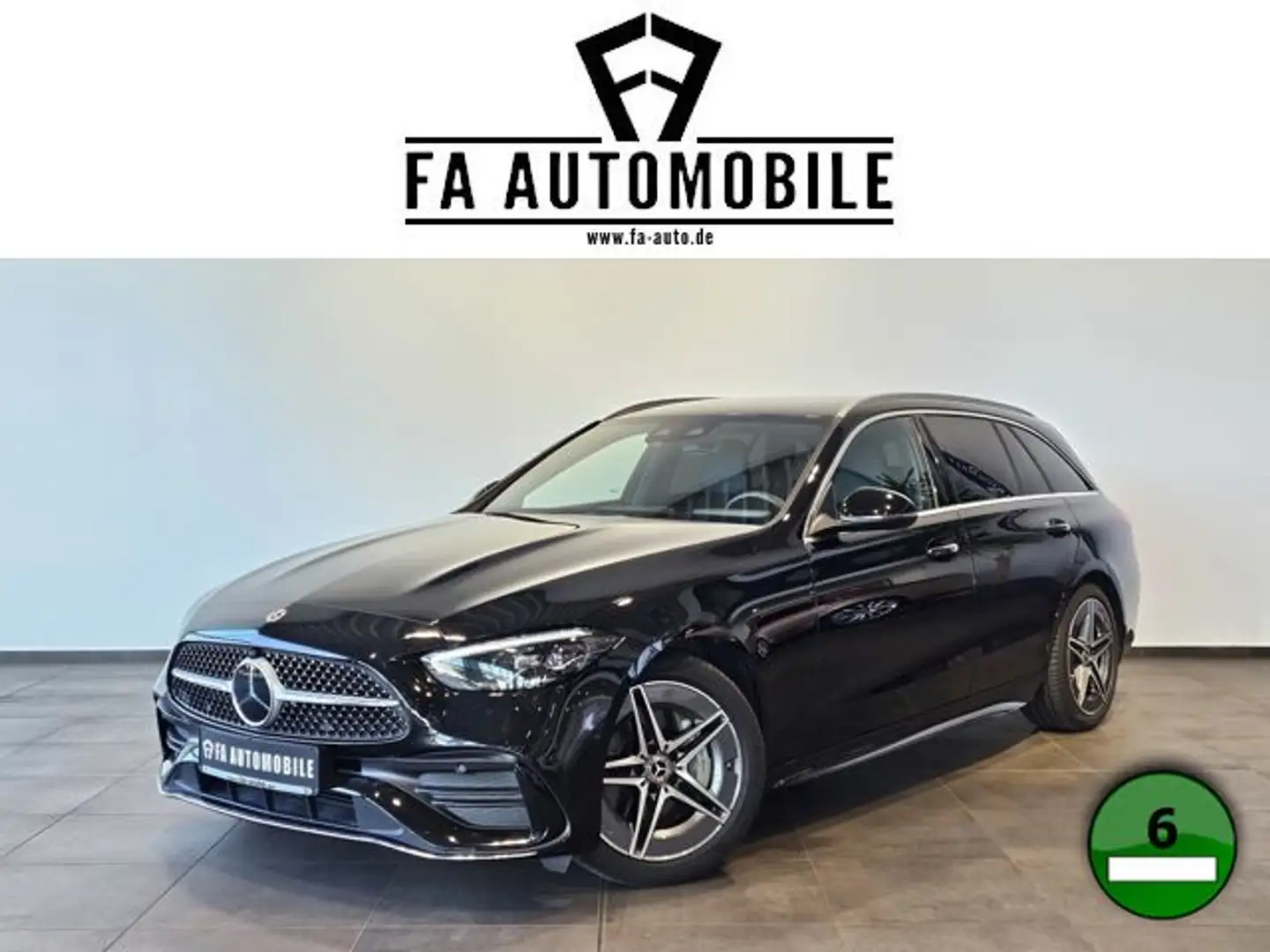 Mercedes-Benz C 220 2x AMG Line Led MBUX Kamera Leder AHK ACC Schwarz - 1