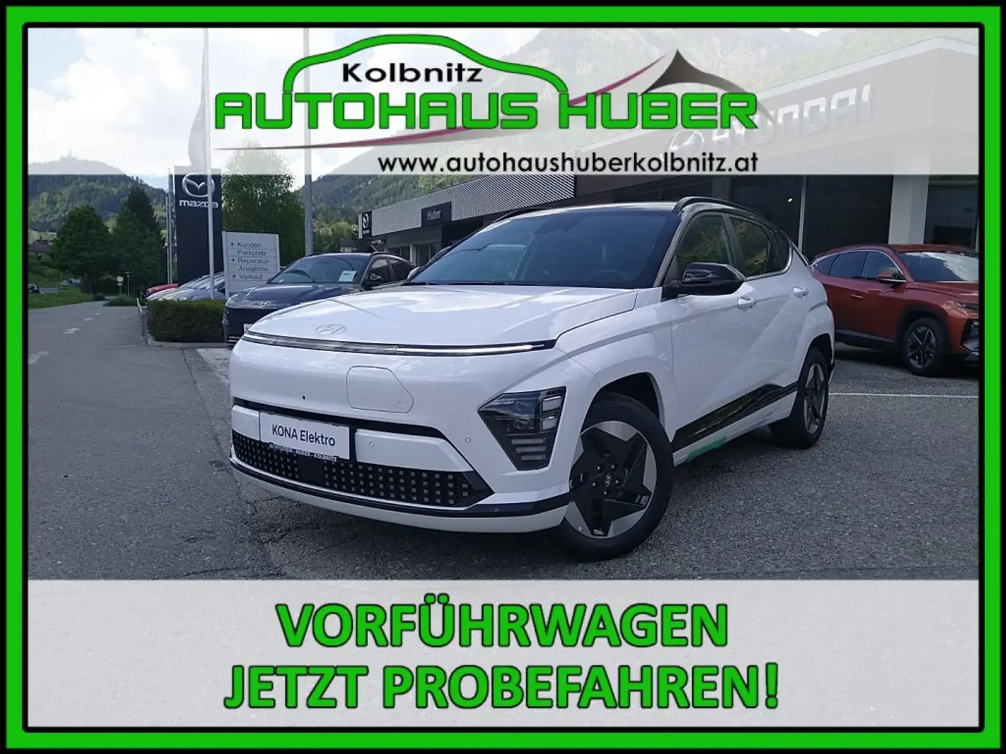 Hyundai KONA EV (SX2) GO AUT 65,4 kWh WÄRMEP DACH SW TECHP Schwarz - 1