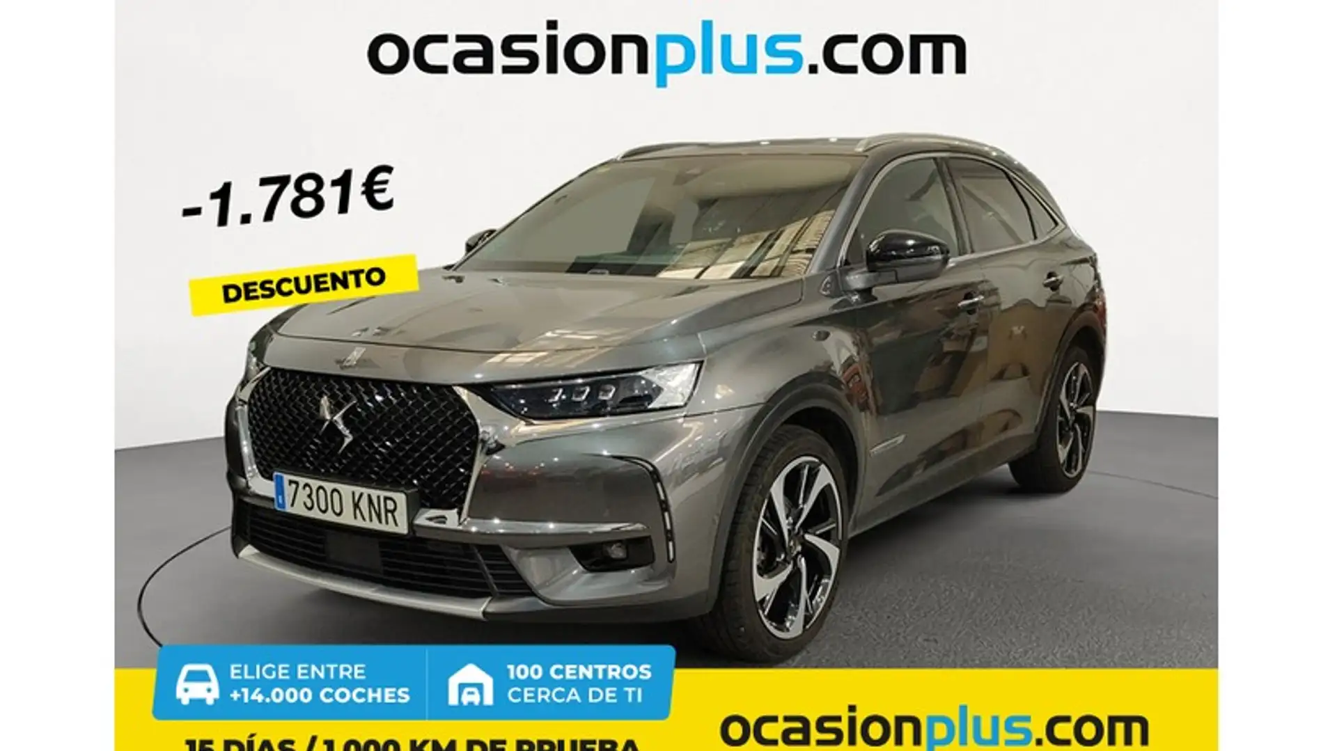 DS Automobiles DS 7 Crossback 2.0BlueHDi So Chic Aut. Gris - 1